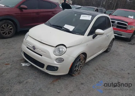 2012 Fiat 500 Sport из США, поврежденный, VIN 3C3CFFBR6CT370472